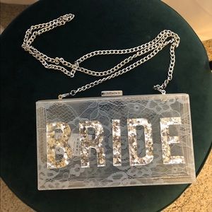 Acrylic Bride Clutch